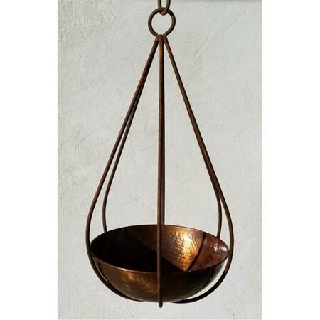 STARLITEGARDEN Find Your Passage Small Raindrop with Rusted Patina Planter SRD-WOK-10-DHDC